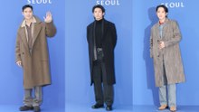 이제훈-덱스-이수혁, ‘타임 서울’ 플래그십 스토어 오픈 기념 포토월