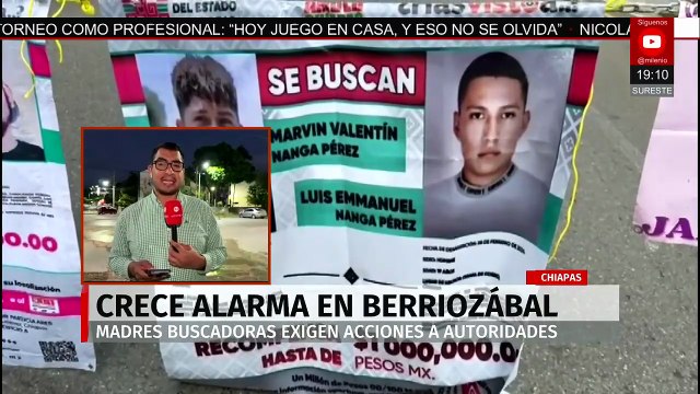 Madres buscadoras alertan sobre cifra récord de desapariciones en Chiapas