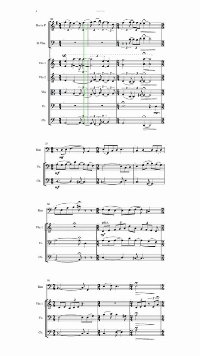 Orchestral Music dedicated to Jinjing Yang on 2020.8.18-2020.9.8 (Vertical complete score)