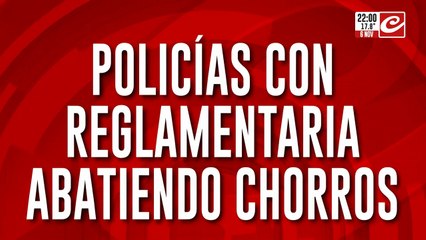¿Crecen los casos de defensa propia? policías con reglamentaria abatiendo chorros