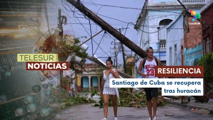 Santiago de Cuba se levanta tras el impacto del huracán Melissa