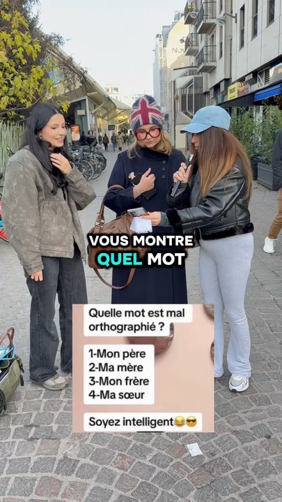 Trouves la bonne réponse à ce quiz de rue ? ❤️❤️❤️