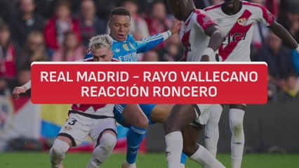 Reacción de Roncero tras el duelo Rayo Vallecano - Real Madrid ⚽