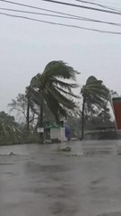 Super Typhoon Fung-Wong batters Philippines with heavy rain and wind
