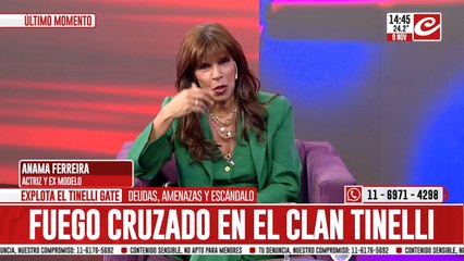 namá Ferreira, mano a mano con Chiche Gelblung: "Tinelli siempre me pagó"