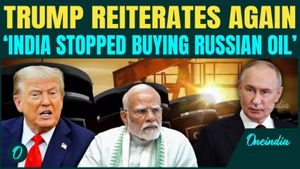 Trump makes SHOCKING claim on India Again! ‘Modi STOPPED Buying Russian Oil | Hints at India Visit