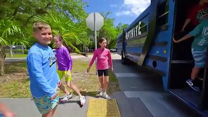 Real-life Fortnite combat bus!