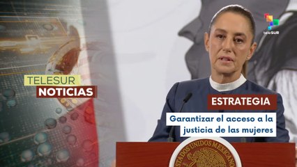 La presidenta de México, Claudia Sheinbaum anunció una estrategia para combatir el acoso sexual