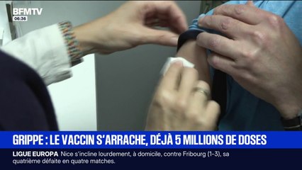 Grippe: déjà 5 millions de doses de vaccin délivrées