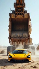 Crane Collapse — Maybach vs Falling Iron Platform | CrashRelic