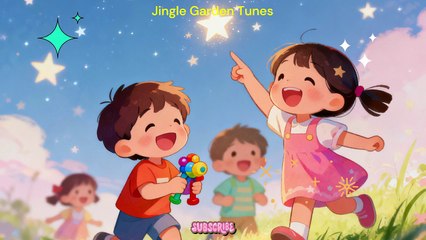 Twinkle Twinkle Little Star _ Nursery Rhymes for Kids _ Lullaby - Jingle Garden Tunes