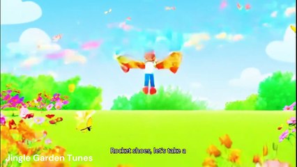 Rocket Shoes 🚀✨ _ Fun Cartoon Adventure Song for Kids _ Fly Through Space!