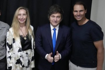 Así fue el encuentro de Javier Milei con Rafa Nadal en Miami