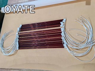 488mm 400v 2000w Short Wave Ruby Tube Halogen IR Heat Lamps