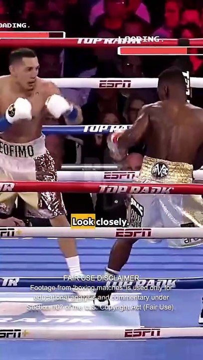 They THREW at the SAME time! But Lopez's punch LANDED first!