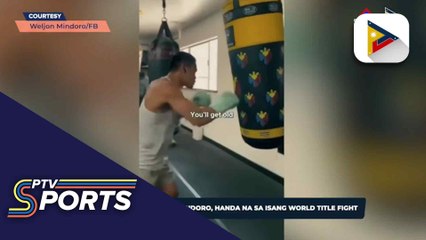 Pinoy boxer Weljon Mindoro, handa na sa isang world title fight