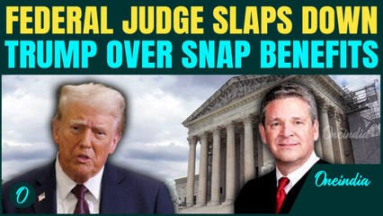 U.S Judge HUMILIATES Trump with SCATHING Order | Trump Gvot FORCED to Fully Fund SNAP Benefits