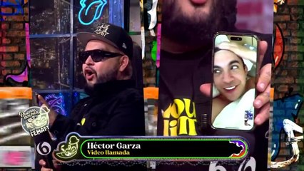 En videollamada Héctor Garza enseña de más