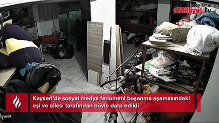 Sosyal medya fenomenine boşanma aşamasındaki eşi ve ailesi dehşeti yaşattı