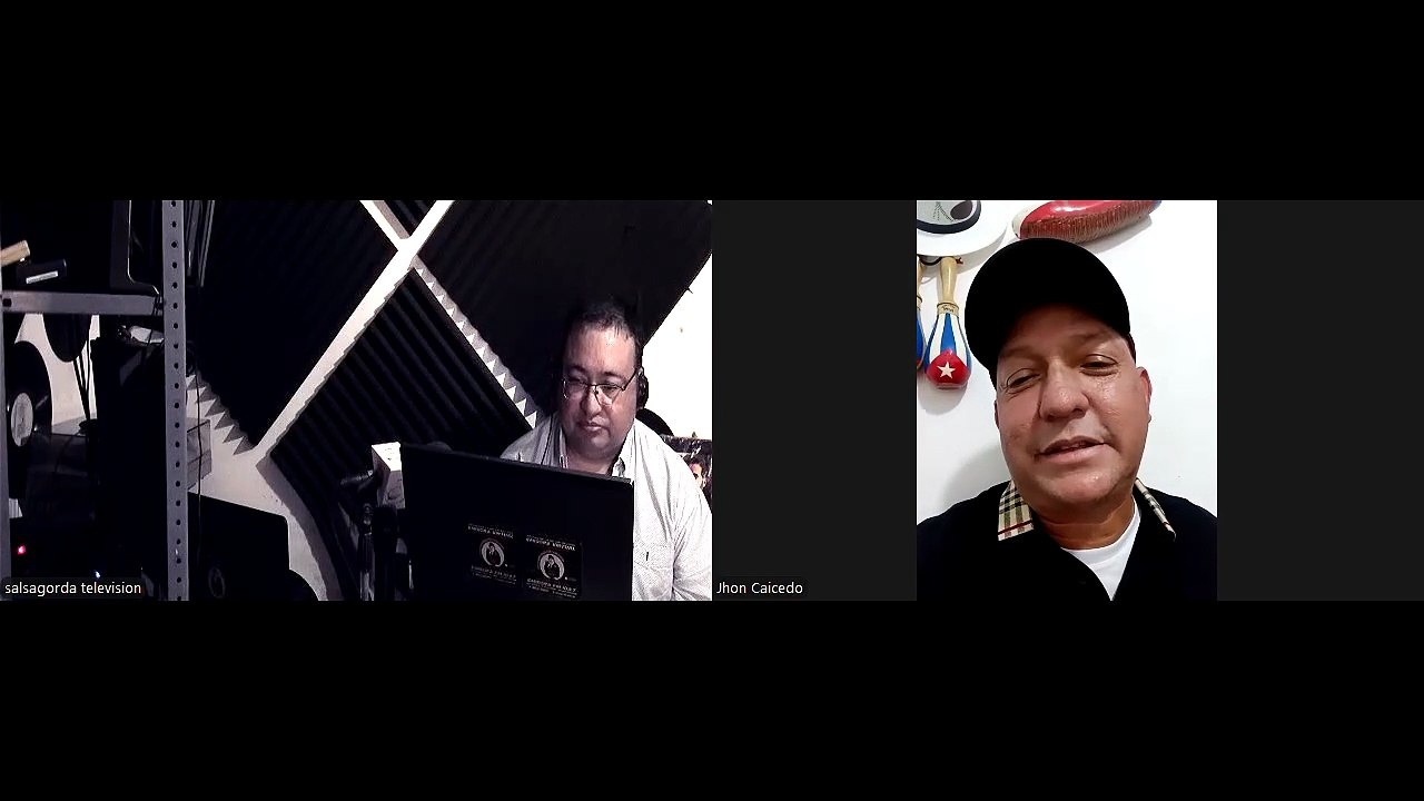 SALSA GORDA CON JHON CAICEDO LIDER CULTURA DEL BARRIO MARIANO RAMOS