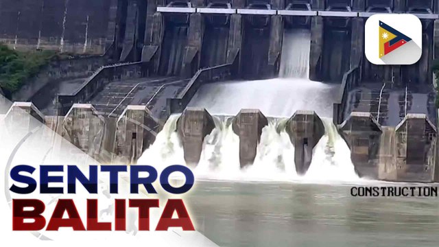 Magat Dam sa Isabela province, nagsimula nang magpakawala ng tubig bilang paghahanda sa Bagyong #UwanPH; Ilan pang mga dam sa Luzon, posibleng magbukas din ng gate | ulat ni Ice Martinez