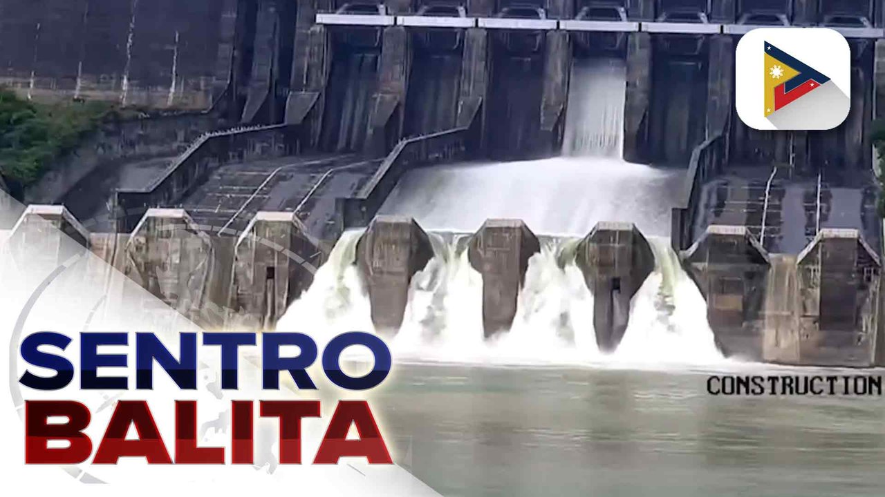 Magat Dam sa Isabela province, nagsimula nang magpakawala ng tubig bilang paghahanda sa Bagyong #UwanPH; Ilan pang mga dam sa Luzon, posibleng magbukas din ng gate | ulat ni Ice Martinez