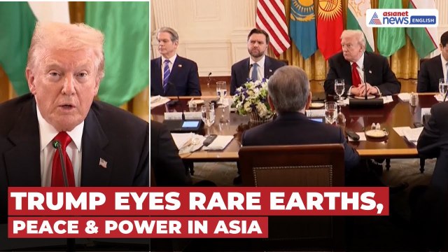 Trump Courts Central Asian Leaders for Rare Earths and Peace Deals