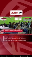 Sinergi Pemerintah dan Warga, Kelurahan Jampangkulon Sukabumi Gelar Rakor dan Beri Insentif RT/RW