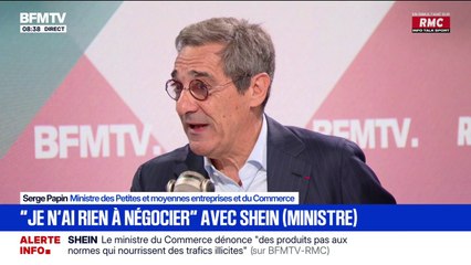 "On va prouver à nos concitoyens qu'il y a du "made in France" accessible dans ce pays", déclare Serge Papin, ministre du Commerce