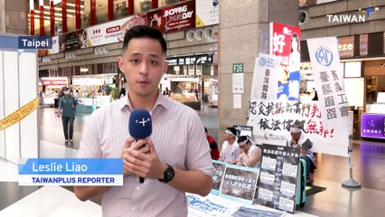 Railway Workers Stage 100-Hour Hunger Strike in Taipei