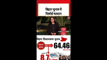 बिहार विधानसभा चुनाव में हुई  रिकॉर्ड वोटिंग