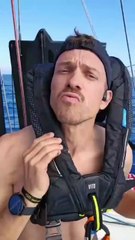 Mathieu Blanchard improvise une séance de course sur le pont de son bateau - Voile - Transat Café L'Or