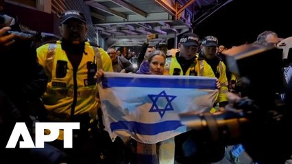 Protester Led Away by Police as Tensions Rise Outside Villa Park | APT