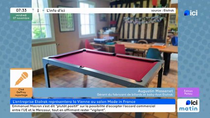 07/11/2025 - ici matin par ici Poitou en vidéo