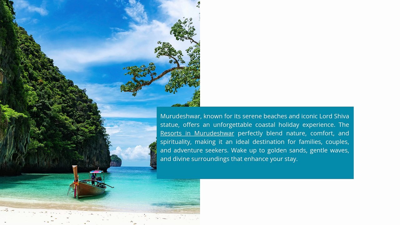 Resorts in Murudeshwar: Beachfront Bliss & Luxury Escapes by the Arabian Sea