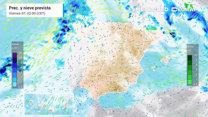 Una borrasca dejará lluvias fuertes en Baleares