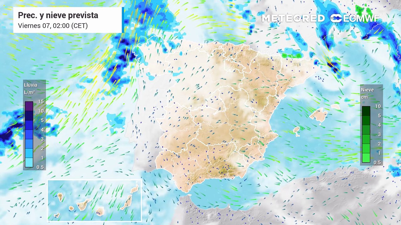 Una borrasca dejará lluvias fuertes en Baleares