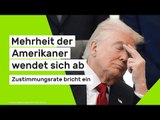 Donald Trump: Mehrheit der Amerikaner wendet sich ab – Zustimmungsrate bricht ein