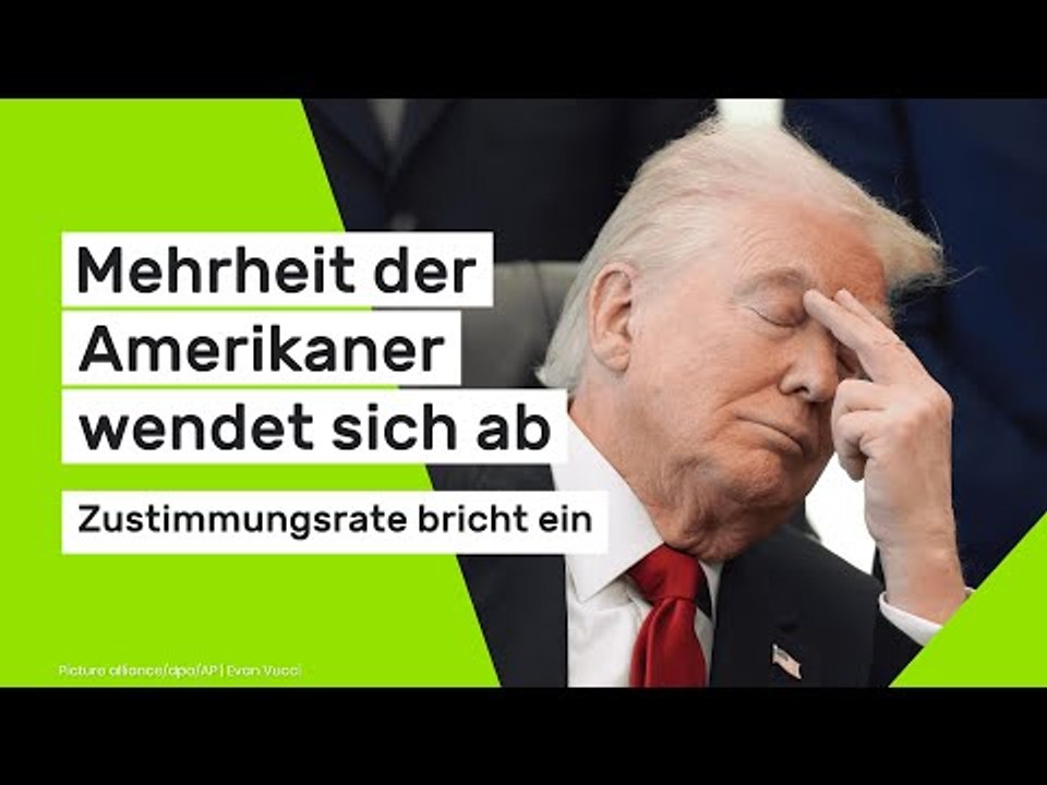 Donald Trump: Mehrheit der Amerikaner wendet sich ab – Zustimmungsrate bricht ein