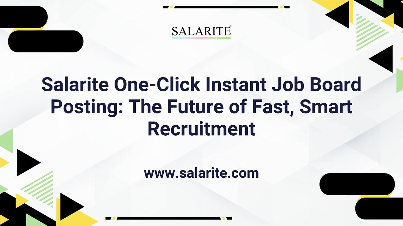 Salarite One-Click Instant Job Board Posting The Future of Fast, Smart Recruitment