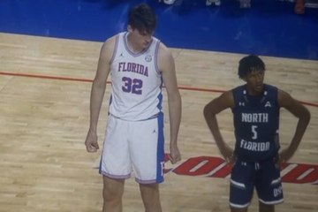 Olivier Rioux, el niño gigante que probó con el Madrid, debuta en la NCAA con 2,36 m.