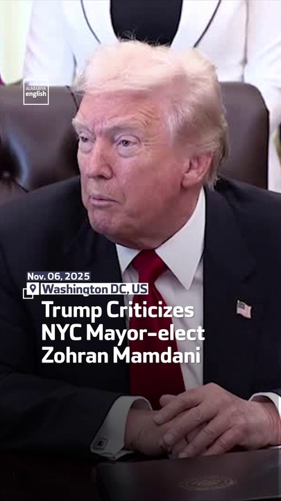 Trump Criticizes NYC Mayor-elect Zohran Mamdani
