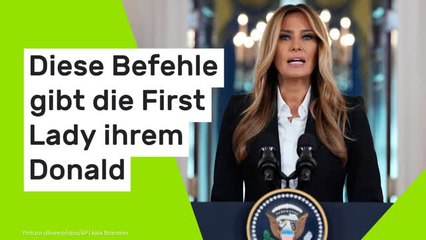 Melania Trump: Lippenleser deckt auf - diese Befehle gibt die First Lady ihrem Donald