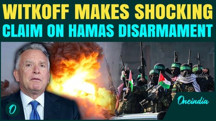 U.S Envoy Witkoff Drops BOMBSHELL on Hamas DISARMAMENT | Trump’s Gaza Ceasefire Plan COLLAPSES?