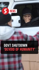 Food bank operator says US shutdown ‘devoid of humanity’ and supply will run dry