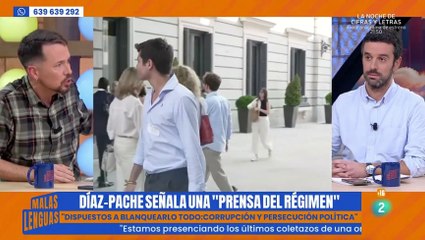 Pablo Iglesias arremete en TVE contra Ana Rosa Quintana con el silencio cómplice de Jesús Cintora