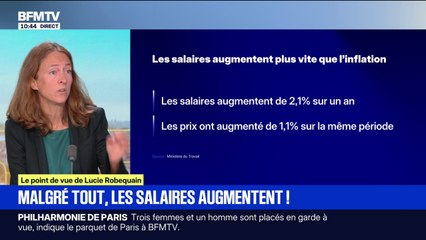 ÉDITO - Les salaires ont augmenté plus vite que l'inflation