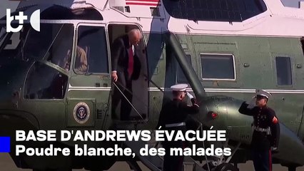 Colis suspect sur la base américaine : abrite l'Air Force One, plusieurs malades