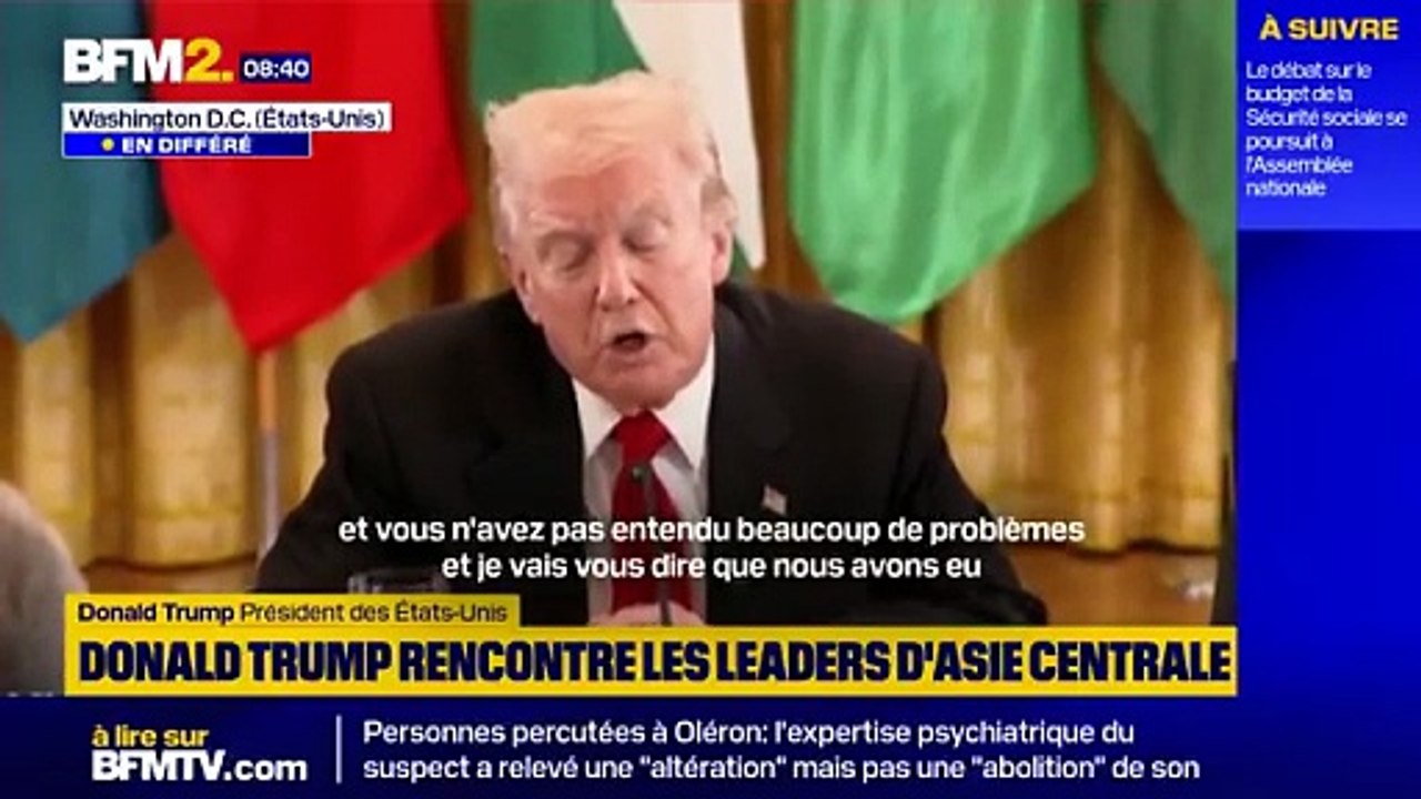 Le président américain Donald Trump a affirmé qu'une force internationale serait déployée "très bientôt" à Gaza: "On a plusieurs pays qui se sont portés volontaires pour intervenir" - VIDEO