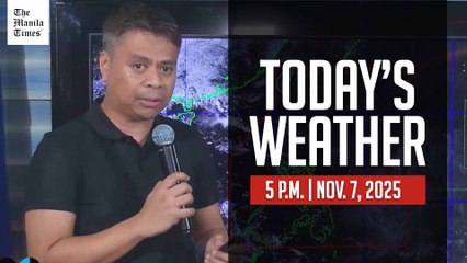 Live Weather Update at 5 P.M. – November 7, 2025 ☀️